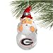 Georgia Bulldogs Light-Up Gnome Snowglobe Christmas Ornament