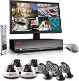 16 Channel Video Security System with DVR and 24IR Cameras