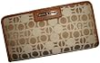 Etienne Aigner Checkbook Wallet Harlow Personal Assets Camel