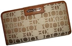 Etienne Aigner Checkbook Wallet Harlow Personal Assets Camel