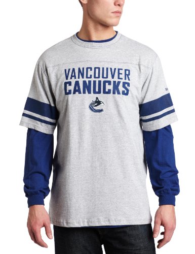 NHL Men's Vancouver Canucks Option 3-In-1 Combo Pack (Grey, Large)