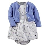 カーターズ Carter's ボディスーツ ワンピース & カーディガン セット 2-Piece Bodysuit Dress & Cardigan Set 9M (67-72cm) [並行輸入品]