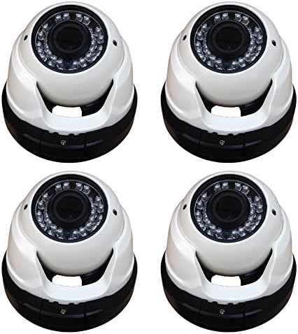Atsion Home Security Dome 3 Mega Pixel IP Camera 36 LEDs Pack of 4