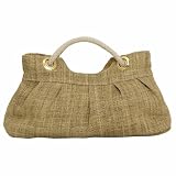 Murval Paris Capri Clutch Jute Handbag