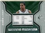 2007 SPx Authentic Sean May Dual Game-Worn Jersey Card