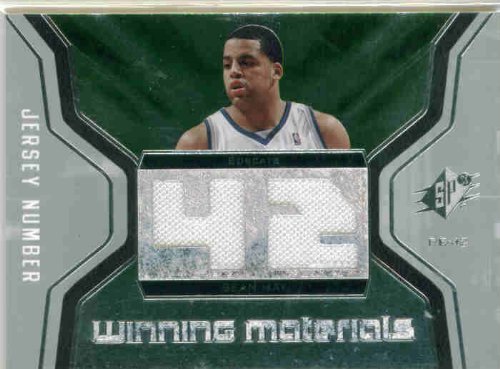 2007 SPx Authentic Sean May Dual Game-Worn Jersey Card