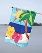 Life is Good Regular Size Applique Flag