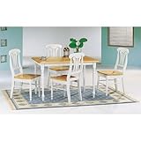 Natural White 60" Dining Set By Coaster Furniture