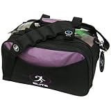 Elite 2 Go Tote Clear Plus Black/Purple