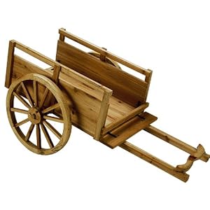 Astonica 50305293 Ox Cart Garden Planter Stand by