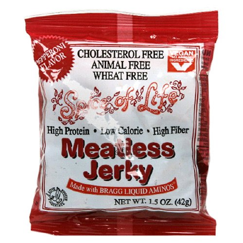 Spice of Life Meatless Jerky, Pepperoni, 1.5-Ounce Packets (Pack of 24) by Spice of Life