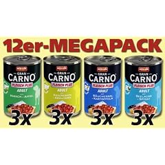 Animonda Megapack 82670 GranCarno Fleisch plus Mix1 12 x 400 g Dose - Hundefutter