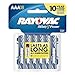 Rayovac Alkaline AAA Batteries, 824-18, 18-Pack