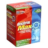 Dexatrim Max 2O Dietary Supplement, Strawberry Kiwi, Fast Acting Effervescent Tablets, 20 tablets (Pack of 2)