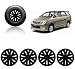 Auto Pearl - Premium Quality Car Full Caps Black 15inches Wheel Cover For - Toyota Innova RS.1449.00
