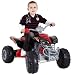 Raptor 12v Ride On Electric Kids Quad - Black