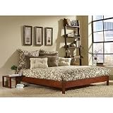 Leggett and Platt Fashion Bed Group Murray Platform Bed, Full, Mahogany