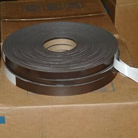 JVCC MAG-01 Magnetic Tape (With Adhesive): 3/4 in. x 10 ft. (Black): Home Improvement
