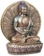 Buddha Amitabha Figurine - Cold Cast Resin - 6'' Height Buddha Amitabha Figurine - Cold Cast Resin - 6'' Height