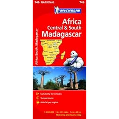Africa Cental & South, Madagascar (Michelin National Maps)