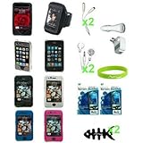 CrazyOnDigital Full Accessory Bundle for Apple iPod, iPhone 3G 3GS