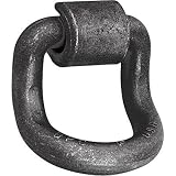 Buyers Heavy-Duty D-Ring - 1in. Dia., 55deg angle w/ Weld-On Bracket
