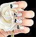 RuiChy 12 Sheet Christmas Snowflakes Design 3D Nail Art Stickers Decals