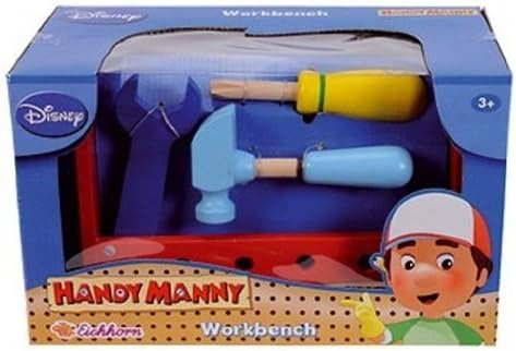 Peasytoys Disney Handy Manny Wooden Tool Bench (20 Pieces) by Peasytoys