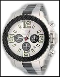 Timberland - Timberland 45MM CHRONO Mens Watch, Stainless, Black/White/Silver, - QT7127303