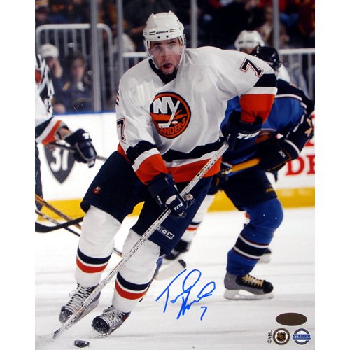 Steiner Sports NHL Trent Hunter Islanders Vs Thrashers Autographed 8-by-10-Inch Photograph