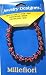 Heart Millefiori Glass Bead, 7 In. Strand
