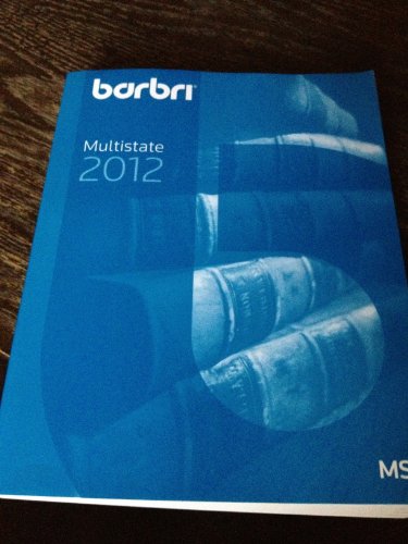2012-2013 Barbri Multistate Outline Volume