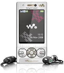 Sony Ericsson W705a Walkman Unlocked Phone with 3G, 3.2 MP, Stereo Bluetooth, and microSD (Silver)--US Version with Warranty