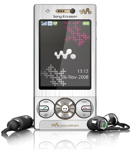 Sony Ericsson W705a Walkman Unlocked Phone with 3G, 3.2 MP, Stereo Bluetooth, and microSD (Silver)--US Version with Warranty