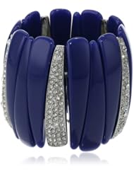 Kenneth Jay Lane White Coral Bangle Bracelet, 9"