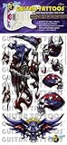 Stringmaster special - American Reaper - Guitar Tattoos - Reusable vinyl decals - Designed to look like a tattoo on your guitar - by Tattoo Johnny - use again and again, great fun, cool and funky - will not harm the instrument - fantastic present - do not use on nitro finishes