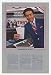 1981 American Airlines Ticket Agent Chuck Waters Print Ad (12889)