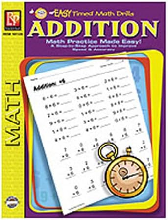 Easy Timed Math Drills Addition