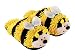 Aroma Home Fuzzy Friends Slippers - Bumble Bee
