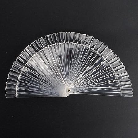 Прозрачные веера-ромашки для лаков