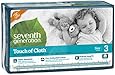 Seventh Generation Touch of Cloth Diapers, Size 3, 140 Count