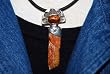Fossil Palmwood & Fire Coral