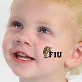 NCAA Florida International Golden Panthers 4-Pack Temporary Mascot Tattoos