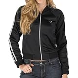 Fred Perry Womens Track Jacket Black