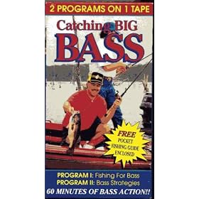 Catching Big Bass(free Pocket Fishing Guide Enclosed)2 Programs on One Tape