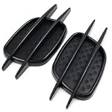 Sport Jet Black ABS Plastic SUV Duct Air Scoop Intake Flow Side Vent Cover Grille... by Astra Security