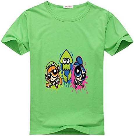 Vicky Center Mens T-Shirts Splatoon Medium Green
