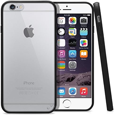 iPhone 6 Plus Case, iPhone 6S Plus Case, VIM Shop® Crystal Clear TPU Cases For iPhone 6/6S Plus (5.5 Inch) [Black]