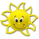 Tenna Tops&reg; Happy Sun Sunshine Car Antenna Topper / Antenna Ball (Flat Rate 2.99 Shipping - Any Size Order)