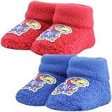 Kansas Jayhawks Infant 2-Pack Bootie Socks